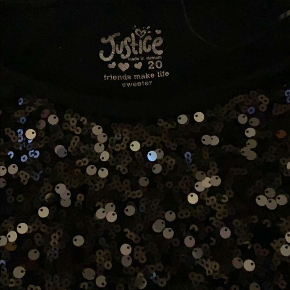 Justice kids holiday shirt - Picture 3 of 5